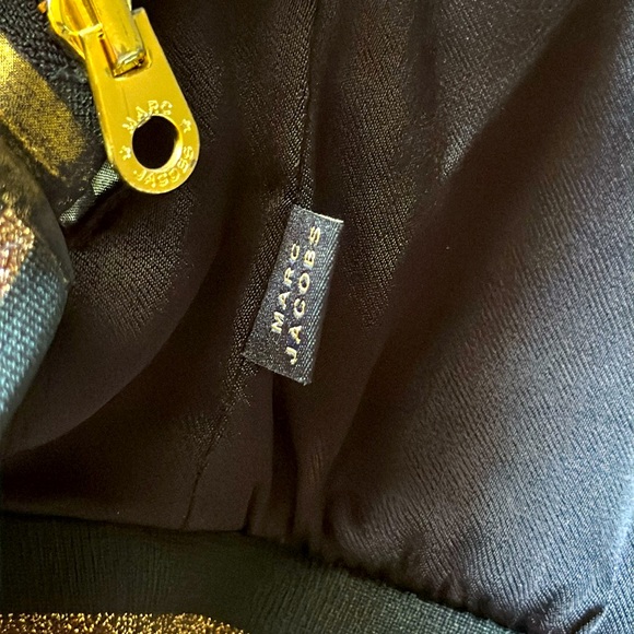 Little Marc Jacobs Star Swan Satin Reversible Black Gold Jacket Size 4 Kids New! - Picture 11 of 16